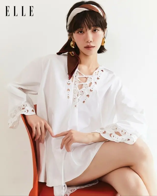 「ELLE India」と共にしたパク・ギュヨン。