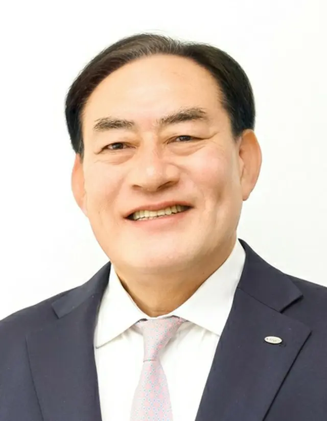 河亨柱・国民体育振興公団理事長（在釜山日本総領事館提供）＝（聯合ニュース）≪転載・転用禁止≫