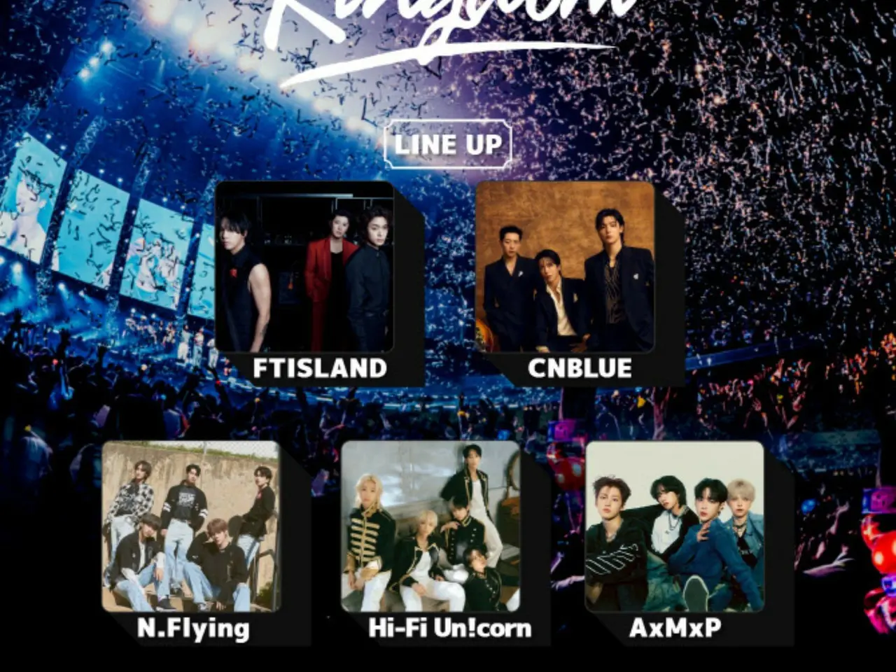 CNBLUE FNC KINGDOM COMPLETE BOX FNC's ”BAND KINGDOM” featuring