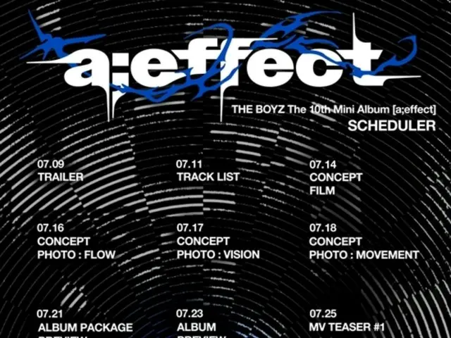 「THE BOYZ」、10thミニアルバムティージングスケジューラー公開…本格的なカムバック準備に拍車