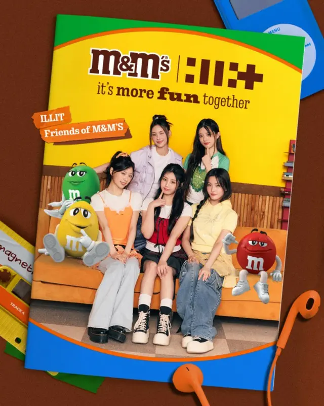 「ILLIT」、チョコレートブランド“M&M’S”のアジアアンバサダーに抜てき