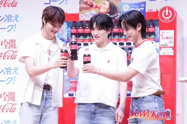 【イベントレポ】「&TEAM」、コカ・コーラ「いつもより 2℃冷たい自動販売機」体験取材会に登壇「みなさんもキン冷えコークとともにこの夏を夢中全開で楽しみましょう!」12