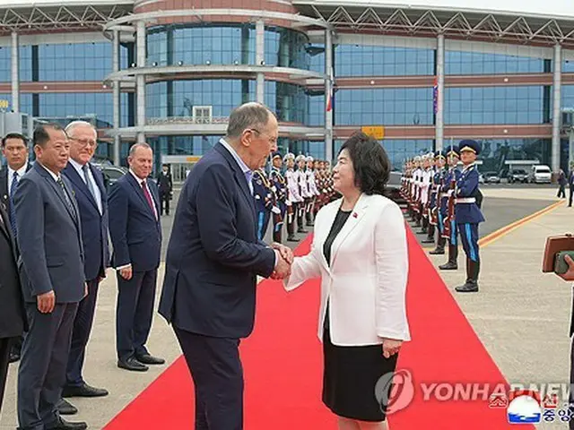 ロシア外相　訪朝日程を終える＝３日間観光地区に滞在