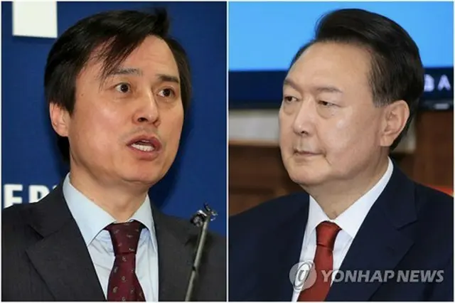 内乱事件を捜査する趙垠奭（チョ・ウンソク）特別検察官（左）と尹前大統領（資料写真）＝（聯合ニュース）