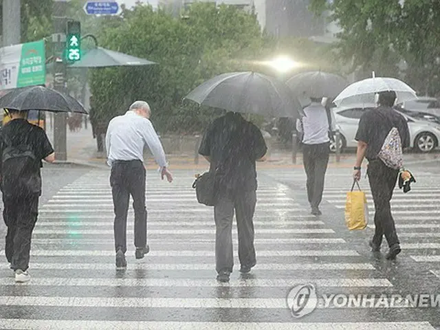 １６日から全国的に大雨　注意呼びかけ＝韓国気象庁
