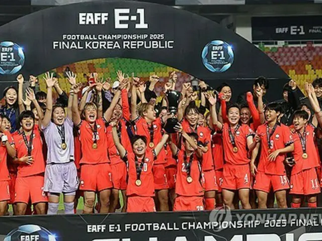 韓国女子代表が２０年ぶり優勝　東アジアＥ－１選手権