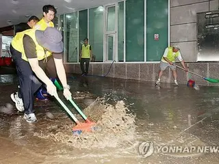 今夜から「１時間１００ミリ」も　１９日まで大雨＝韓国