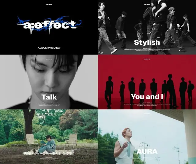「THE BOYZ」、10thミニアルバム「a;effect」のアルバムプレビュー映像公開