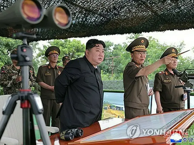金正恩氏が砲射撃訓練を視察  砲兵戦術の進化要求