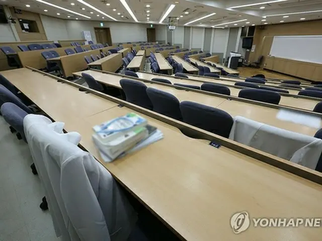 ソウル市内の医大の教室＝（聯合ニュース）