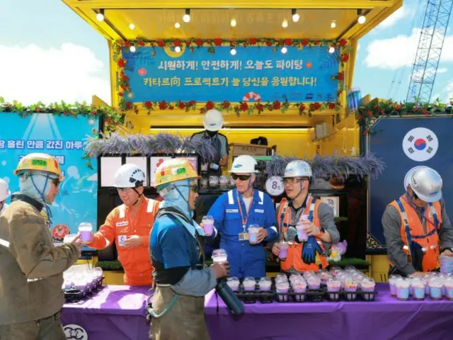 サムスン重工業、カタールの船主と造船所の熱中症予防活動