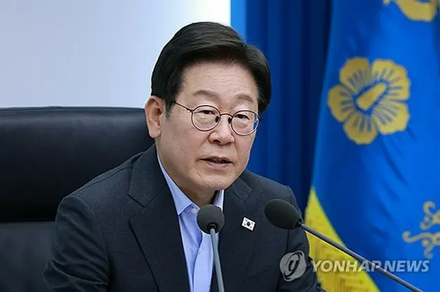 李大統領（大統領室通信写真記者団）＝（聯合ニュース）