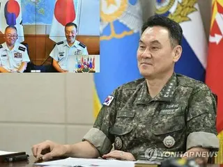 韓日制服組トップが電話会談　統合幕僚長の交代受け