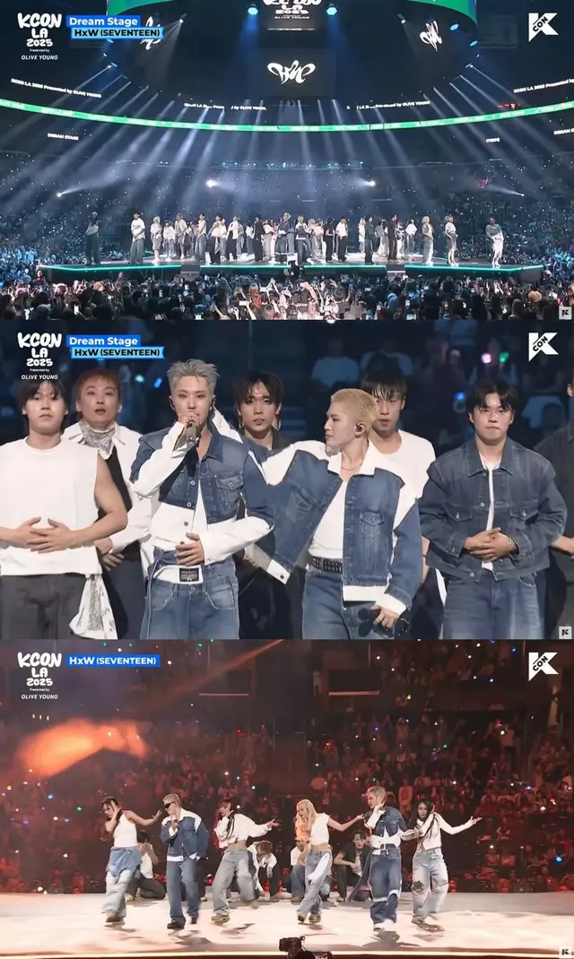 「SEVENTEEN」ホシ＆ウジ、米「KCON LA」を盛り上げた…親友同士のケミ
