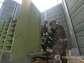 北朝鮮の韓国向け拡声器　撤去の動きはなし＝韓国軍