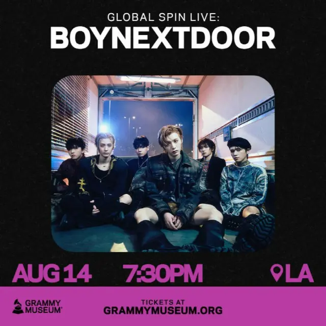 「BOYNEXTDOOR」、ロラパルーザの次はグラミー