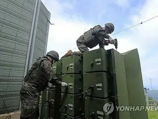 韓国軍　北朝鮮向け宣伝用拡声器の撤去完了
