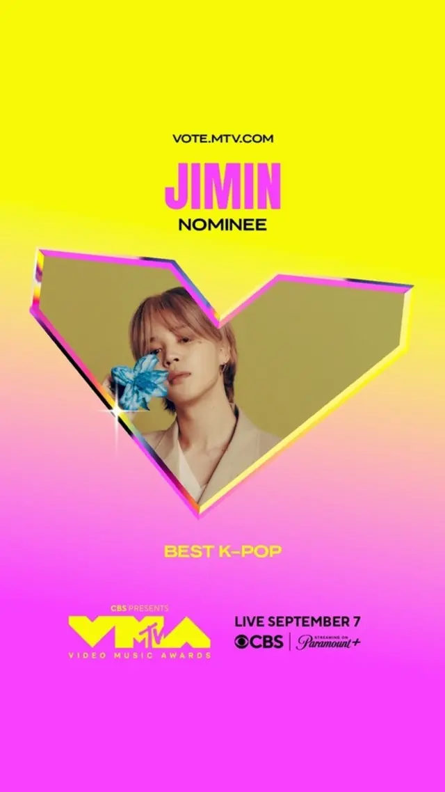 【公式】「BTS」JIMIN、米「2025 MTV VMA」に初のソロノミネート