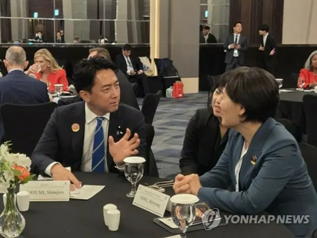 韓国農相　小泉氏と会談＝農業協力の拡大議論