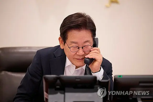 李大統領（大統領室提供）＝（聯合ニュース）≪転載・転用禁止≫