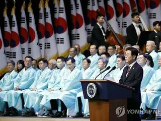李大統領「日本と共生・協力模索」　過去直視も求める＝解放記念日演説