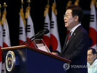 李大統領　北朝鮮の体制尊重「いかなる形態の吸収統一も追求せず」＝解放記念日に演説