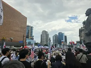 解放記念日のソウル都心　保守系政党・労働団体などが集会