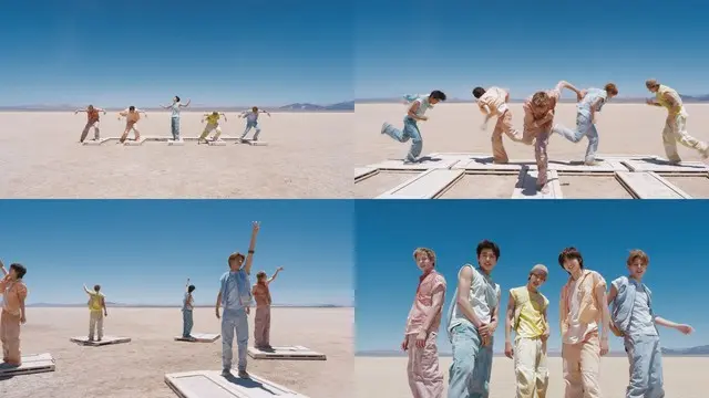 “「BTS」の弟分”新人グループ「CORTIS」、米国LAの砂漠でワンテイク撮影…「What You Want」でのパフォーマンスが話題
