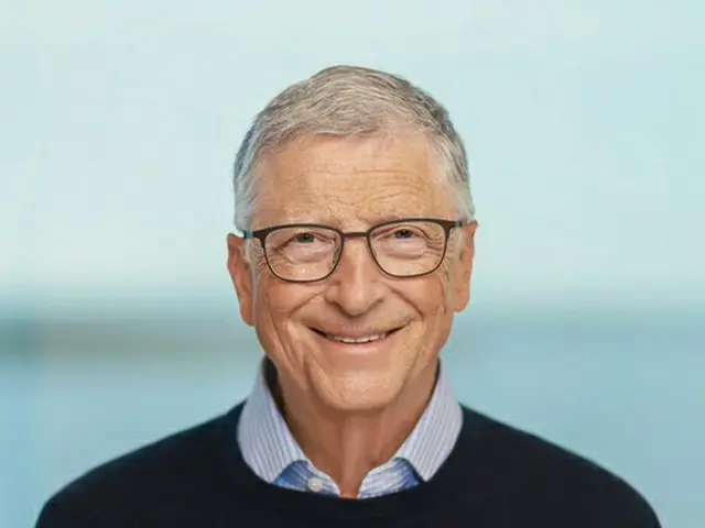ビル・ゲイツ氏（ＣＪ　ＥＮＭ提供）＝（聯合ニュース）≪転載・転用禁止≫