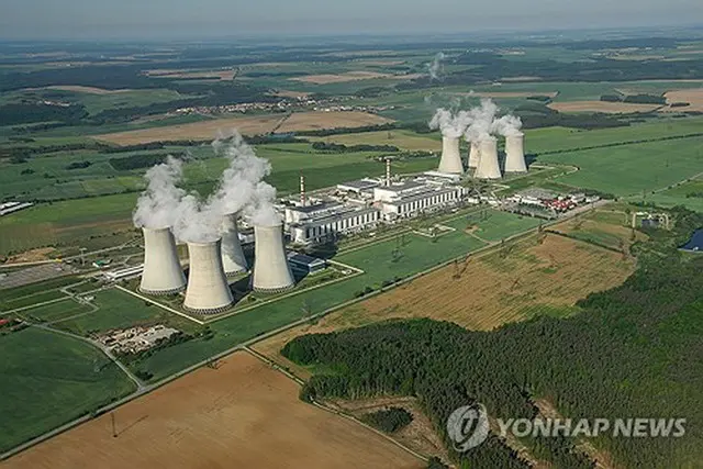 韓国水力原子力が優先交渉対象者に選ばれたチェコのドコバニ原発（同社提供）＝（聯合ニュース）≪転載・転用禁止≫