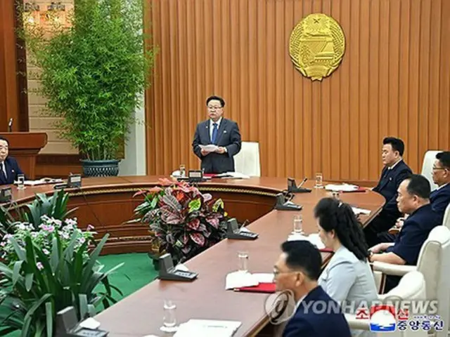 北朝鮮の朝鮮中央通信は２０日、最高人民会議常任委員会が１９日に総会を開いたと報じた＝（朝鮮中央通信＝聯合ニュース）≪転載・転用禁止≫