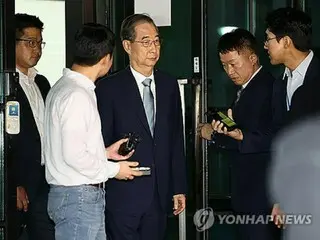韓国前首相　特別検察官の取り調べで積極的に供述＝２２日に再度出頭