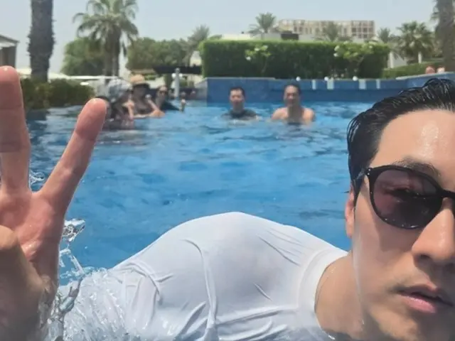俳優ソ・ジソブ、水に濡れたTシャツであらわになった筋肉…さすが“元祖モムチャン”写真が話題