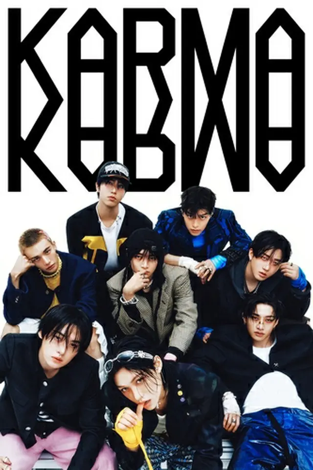Ｓｔｒａｙ　Ｋｉｄｓのニューアルバム「ＫＡＲＭＡ」がダブルミリオンを達成した（ＪＹＰエンターテインメント提供）＝（聯合ニュース）≪転載・転用禁止≫