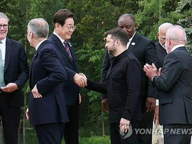 李大統領がゼレンスキー氏に祝電　ウクライナの独立記念日祝う