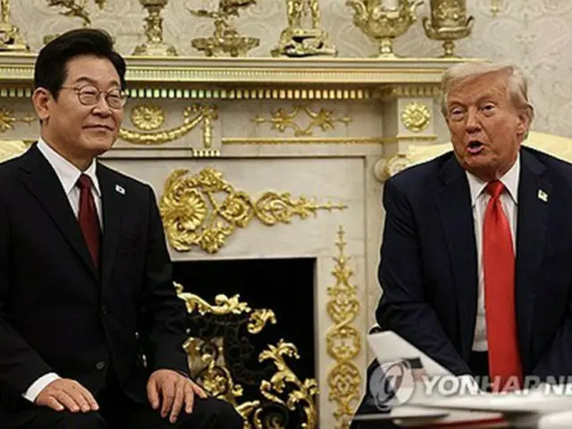 ［速報］トランプ氏　李大統領は「偉大な指導者」＝米の支援表明
