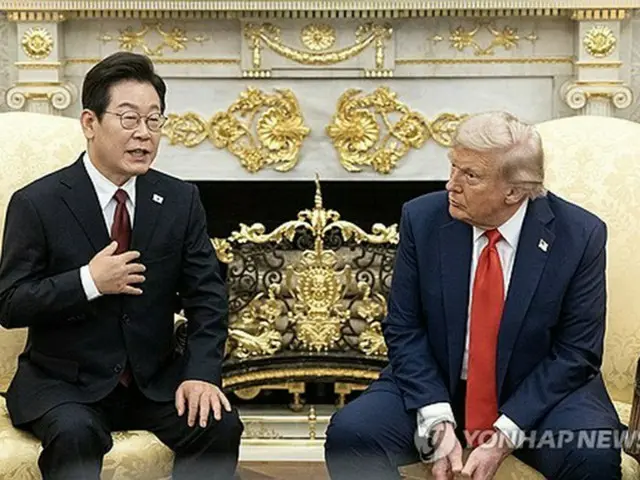 トランプ氏　李大統領は「偉大な指導者」＝韓国への支援表明