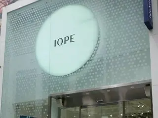 「IOPE」のポップアップストア@明洞