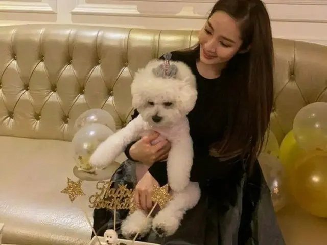 女優パク・ミニョン、愛犬の誕生日パーティーで伝えた近況“途方もなく会いたい”