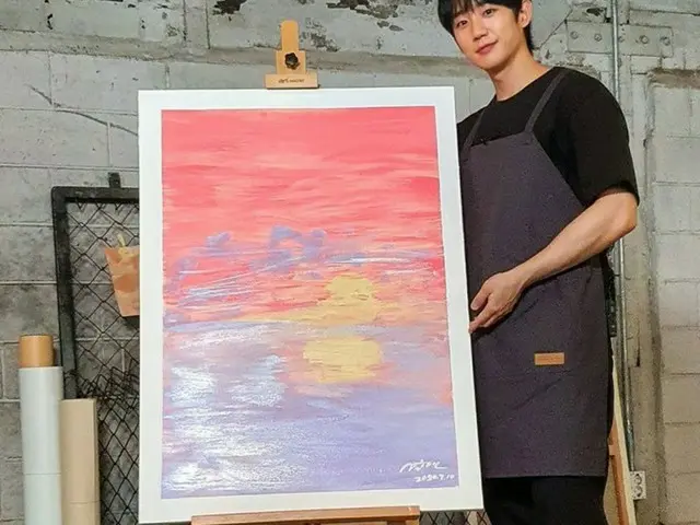チョン・ヘイン、まるで画家!?…温かな人間性を感じさせる見事な絵に感嘆の声