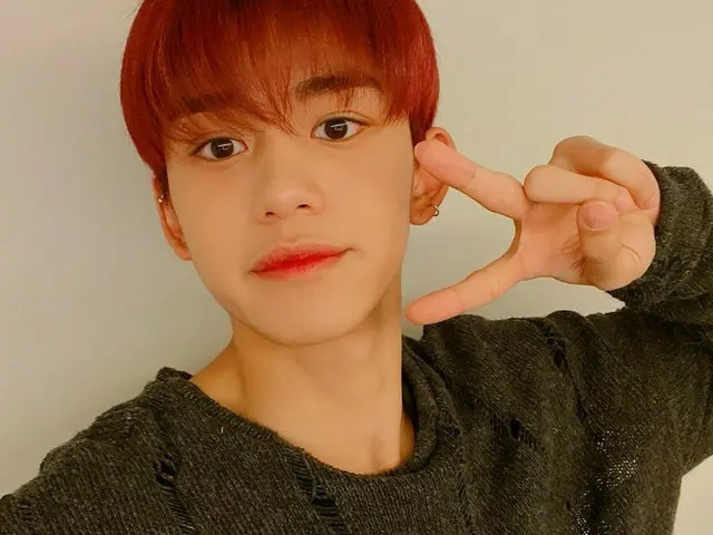 「NCT」ルーカス、ピースポーズで誇ったキュートさ…彫刻イケメンの意外な魅力