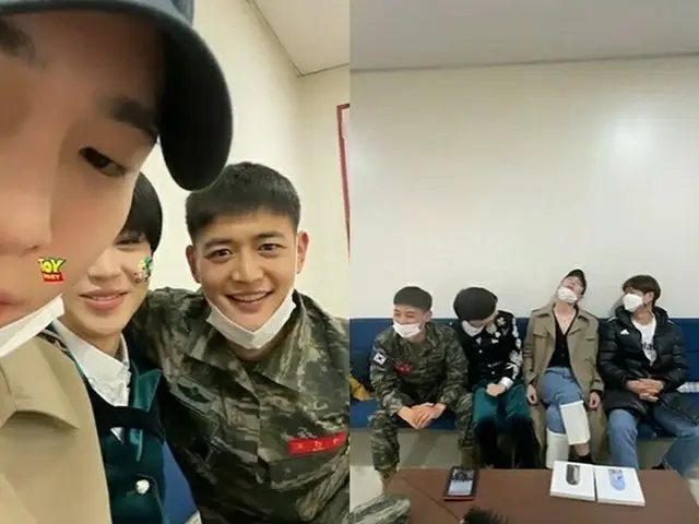 「SHINee」、一堂に会す…テミン出演「人気歌謡」の楽屋からインスタライブ