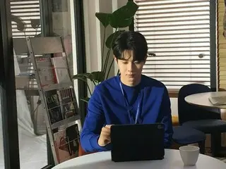 俳優チェ・ウシク、CM撮影中のビハインドカット公開…過度にときめきます