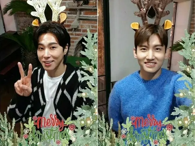 「東方神起」ユンホ＆チャンミン、ファンたちにクリスマスのあいさつ～（動画あり）
