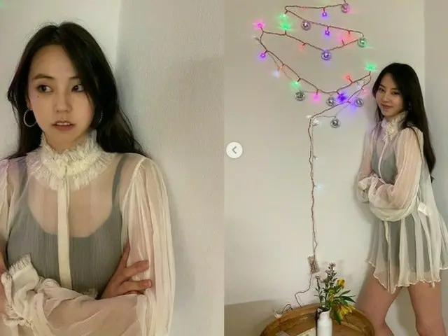 元「Wonder Girls」アン・ソヒ、果敢なシースルーファッションで致命的な魅力発散