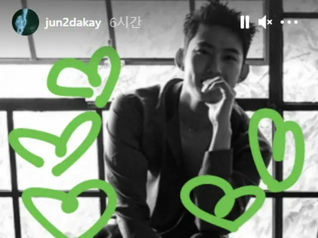 「2PM」JUN. K、グリーンのハートでテギョンの誕生日を祝う…”Happy birthday my brother”