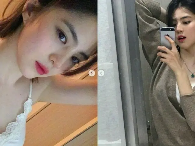 女優ハン・ソヒ、鏡越しの自撮りで誇る美貌… 거울셀카로 뽐낸 범접불가 여신미모