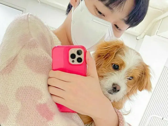 ユン・ジソン、イケメンさにかわいさひとさじ…愛犬とラブリーな雰囲気