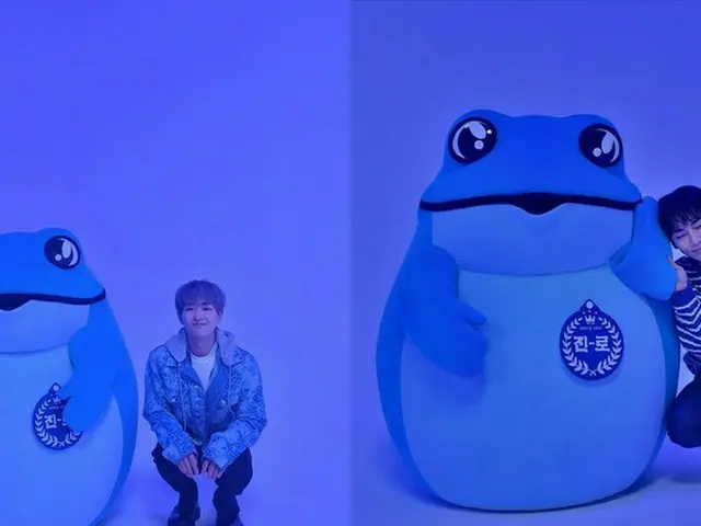 「SHINee」オンユ＆Key（キー）、真露（JINRO）焼酎のマスコットとのツーショットを公開…もしかしてCM撮影?!ファンの好奇心爆発