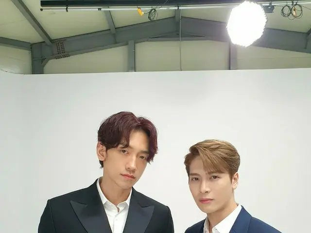 RAIN（ピ）＆ジャクソン（GOT7）、ほのぼの先輩後輩のツーショット